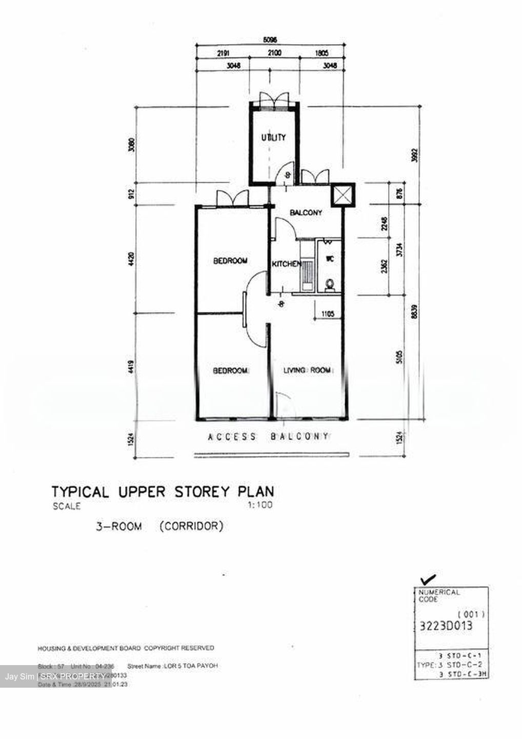 Blk 57 Toa Payoh Vista (Toa Payoh), HDB 3 Rooms #501698671